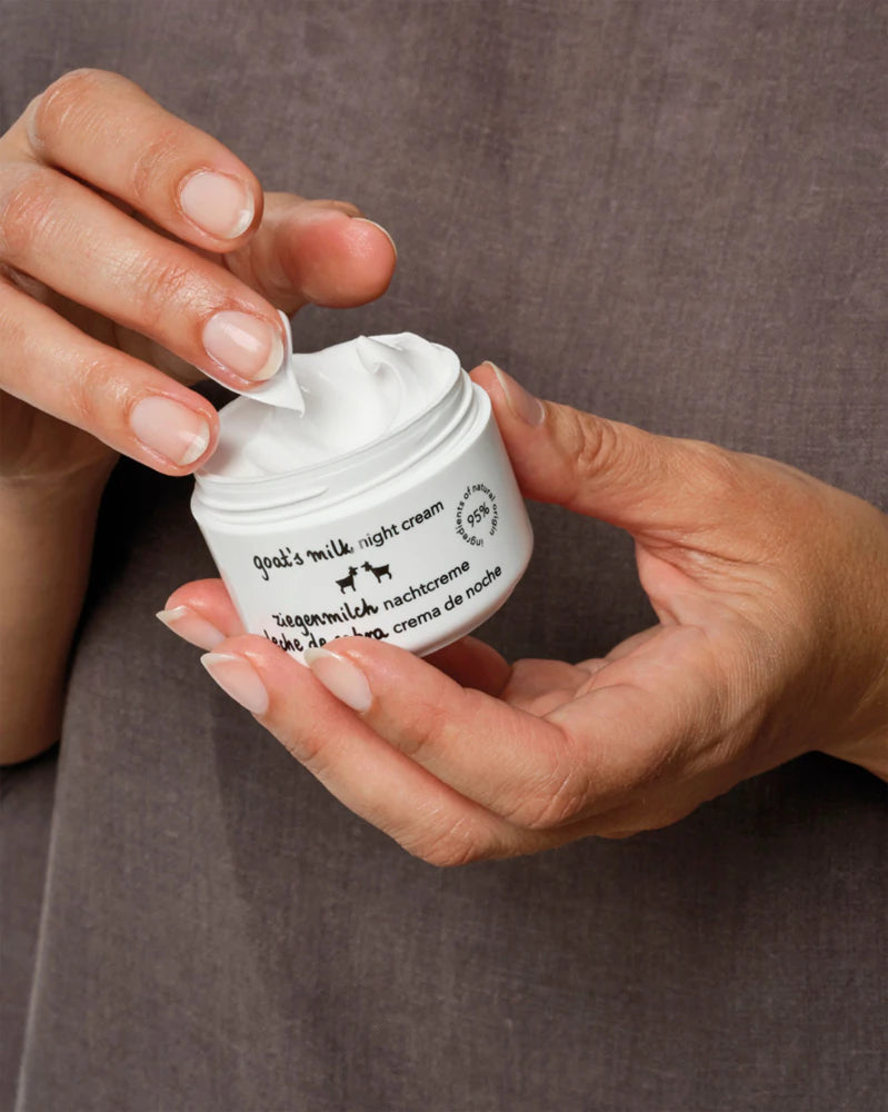 Crème de Nuit Anti-Âge au Lait de Chèvre